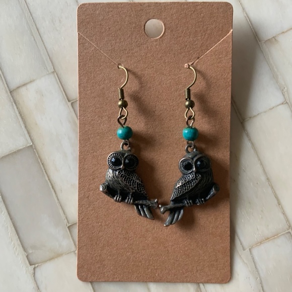 Women’s Harry Potter Dark Gray Stretch T-shirt size 18 & Owl Earrings gift - Picture 13 of 13